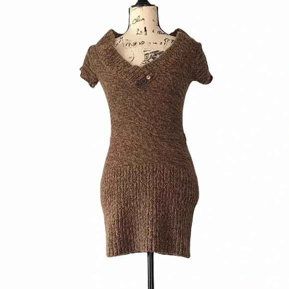 Dots Sweater Dress - Picture 1 of 5